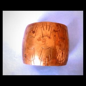 ✋Sold✋Vintage tribal brass cuff