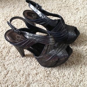 Jessica Simpson platform shoes
