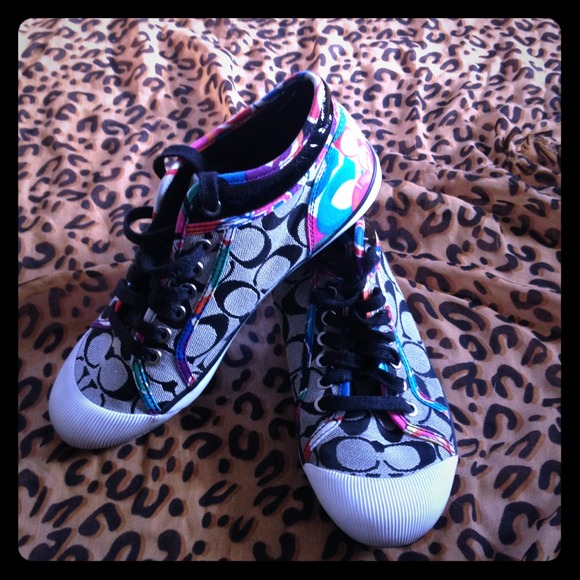 Coach Shoes - ❌❌❌SOLD❌❌❌Coach Poppy Tennis Shoes