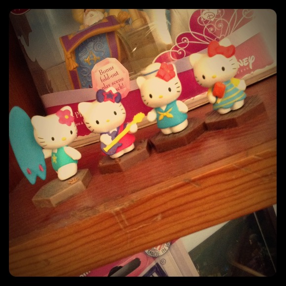 SOLD...Hello Kitty mini figurines