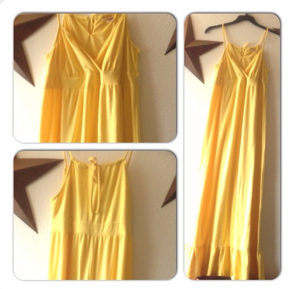 Yellow Mixi Dress