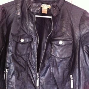Paris blues leather jacket