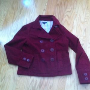 Eagle Outfitters - Navy blue hooded toggle American eagle coat ... Eagle Outfitters - Navy blue hooded toggle American eagle coat ...