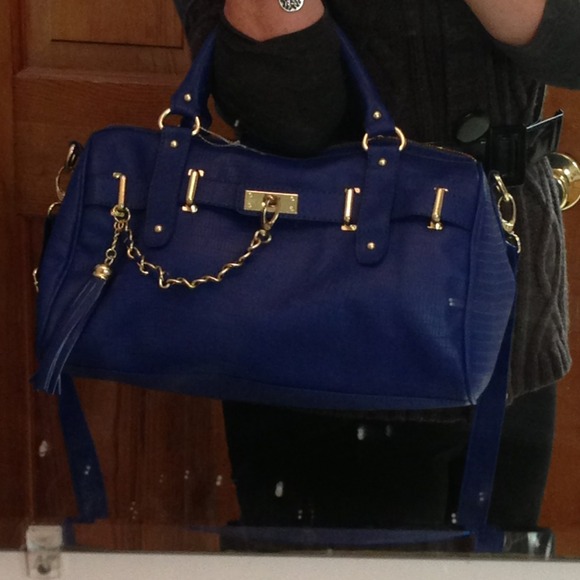 Steve Madden Cobalt Blue Satchel