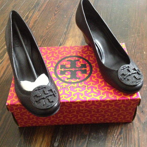 Tory Burch Shoes - Brand new Tory Burch Black Wedges