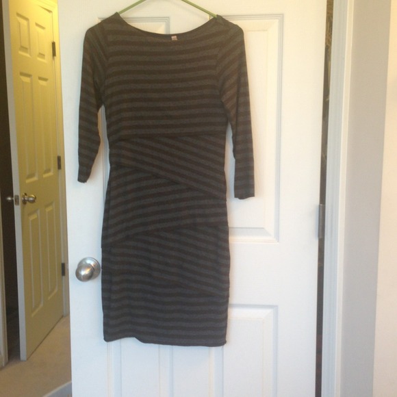 Anthro knit stripe dress