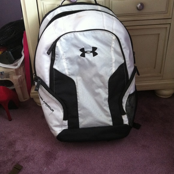 Black and white underarm or backpack