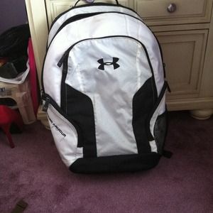 Black and white underarm or backpack