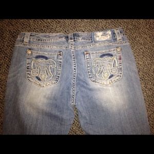 MEK jeans size 34 x 34 Capistrano & affliction 10