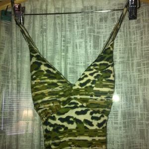 SOLD Jessica Simpson animal print dress!