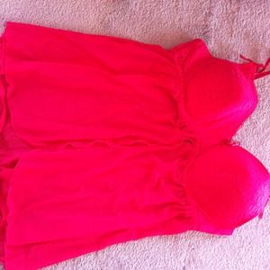 Sexy Hot Pink Babydoll Lingerie