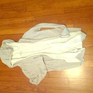 HOLD!!! Gray open sweater/cardigan