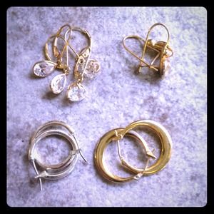 5 sets of Pierced  earrings