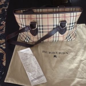 Burberry Haymarket Check Tote