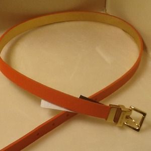 NWT Leather MK belt authentic