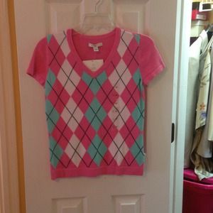 Short sleeve sweater