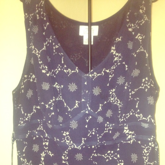 Sold in bundle LOFT Blue Top