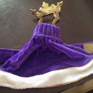This dog costume is for for a king or queen!