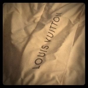 Authentic LV dust bag with inside pocket