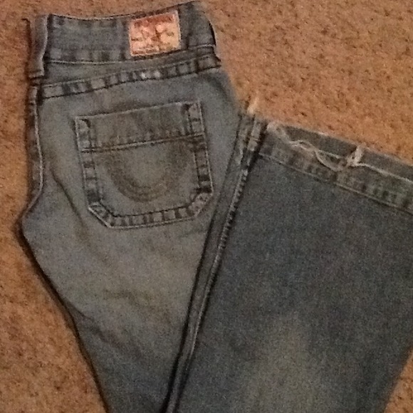 24. Distressed True Religion jeans