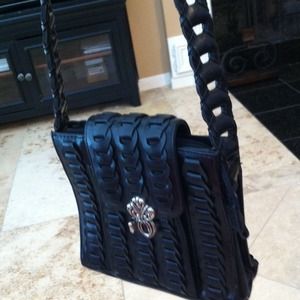 Black vintage purse