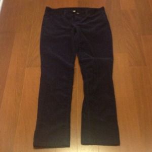Navy J. Crew city fit cords