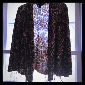 Leopard Print Cardigan