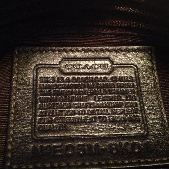 Coach Bags Authentic Coach Emblem Purse Brown Poshmark