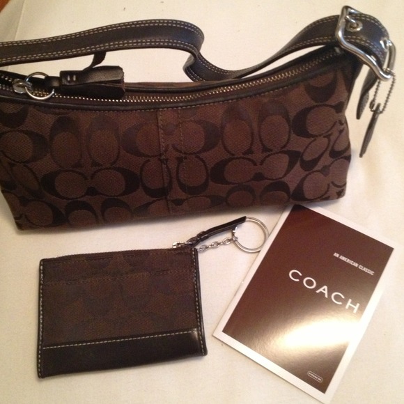 coach-bags-authentic-coach-emblem-purse-brown-poshmark