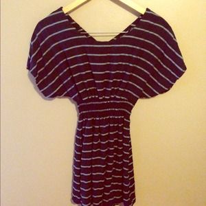 Black/Grey Striped Tunic or Dress