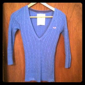 Royal blue Hollister sweater.