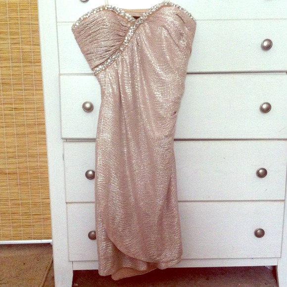 Champagne Evening Dress