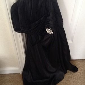 Black cocktail dress