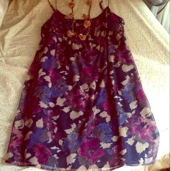 NWOT Aerie by American Eagle Floral Dress - Picture 2 of 4