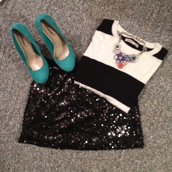 Bundled- Sequin Skirt