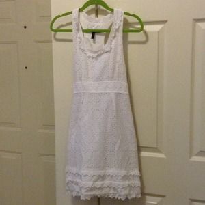 BCBG white dress