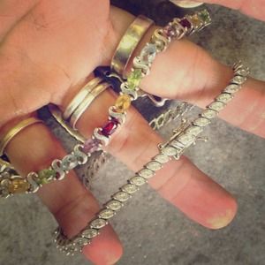 2 8" Sterling silver Bracelets