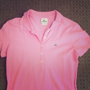 Pink size 44 Lacoste polo