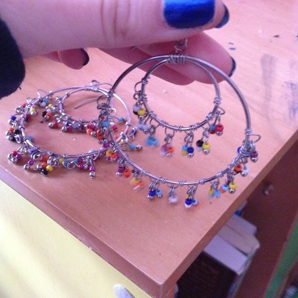 Jewelry - Large multicolored earrings
