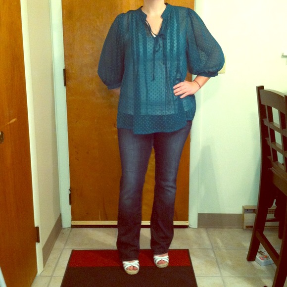 Sheer blouses