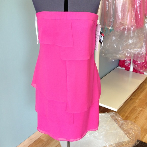 Bari Jay pink Strapless