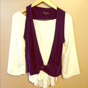 Express Navy Blue Vest