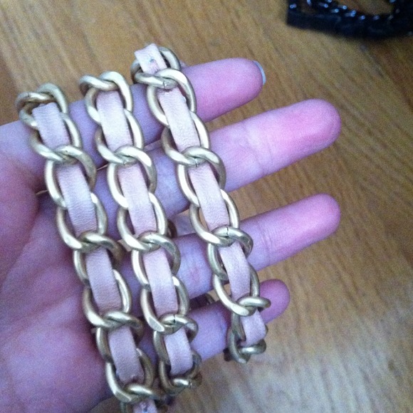 New J crew. Nude chain belt - Picture 1 of 4