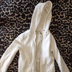 Sherpa Wool J. Crew White Sweatshirt