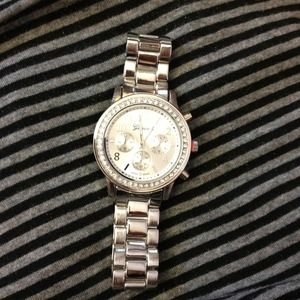 Brand New Silver Geneva Watch