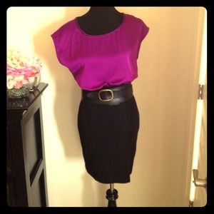 🚫SOLD🚫w/bundle Black and  plum dress