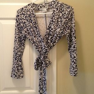Diane Von Furstenberg Collectors Wrap Top