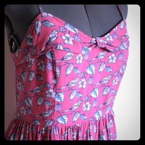 LC Lauren Conrad Spring Birds Dress size 12