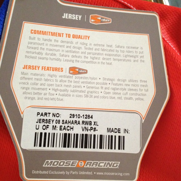 XL MOTOX Shirt Moose Racing NWT make offer