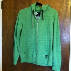 💰sold in bundle💰DC green zip hoodie